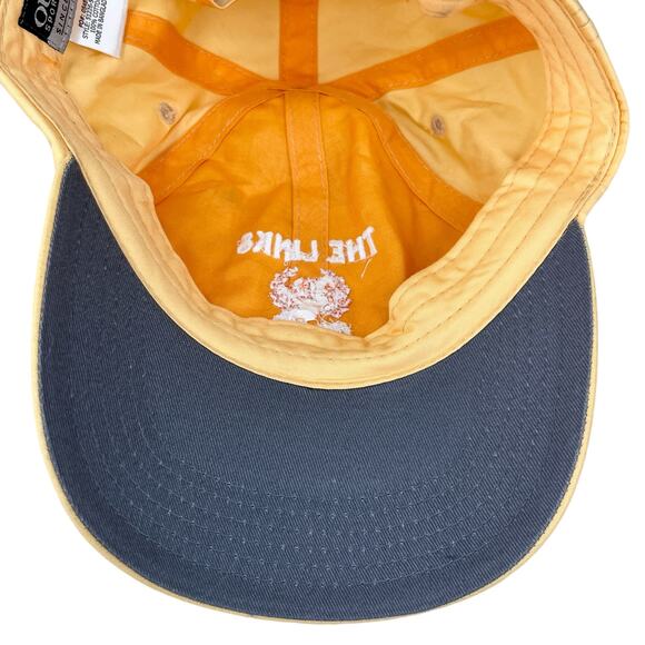 Ouray Snapback Cap The Links Golf Club Ultra Lightweight Cotton Orange New - Picture 9 of 10